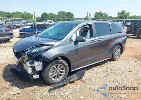 2025 Toyota Sienna Xle/Autono-Mass z USA, uszkodzony, nr VIN 5TDYRKEC5SS256142